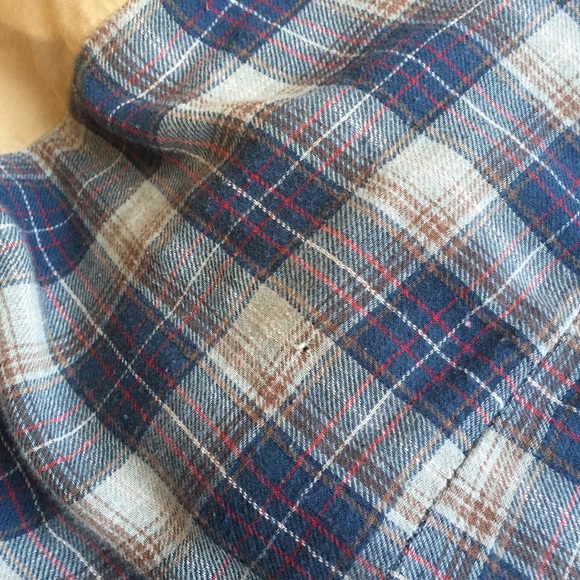 ❌Free People Flannel Lined Herringbone Trench Coat - Picture 8 of 8